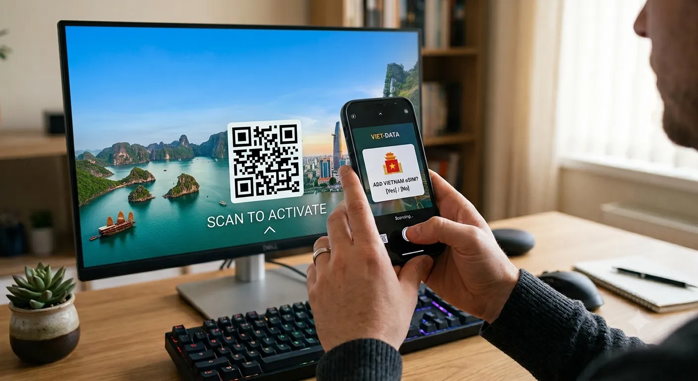Installing and activating a Vietnam eSIM on iPhone and Android
