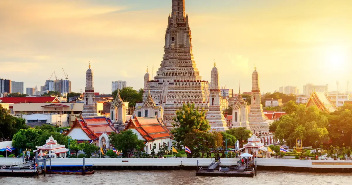 Map-pin route across Thailand, Cambodia and Vietnam